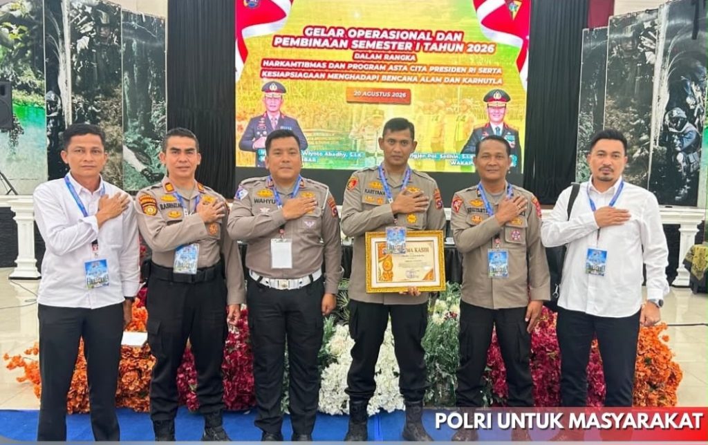 Polres Dharmasraya Raih Peringkat Kedua Terbaik Harkamtibmas Polda Sumbar